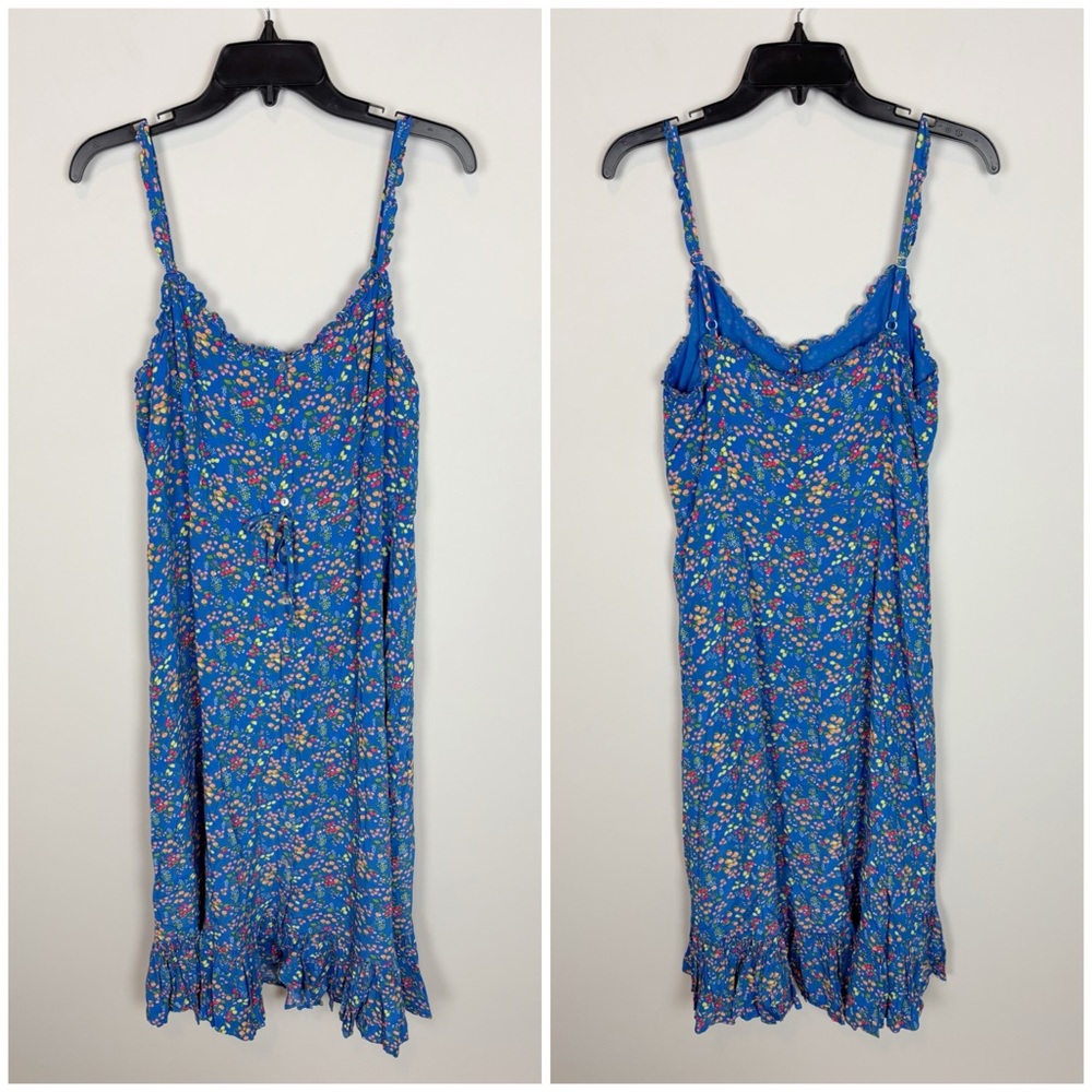 Rails Adalyn Midi Dress in Blue Citrus Grove Size L - Picture 2 of 9